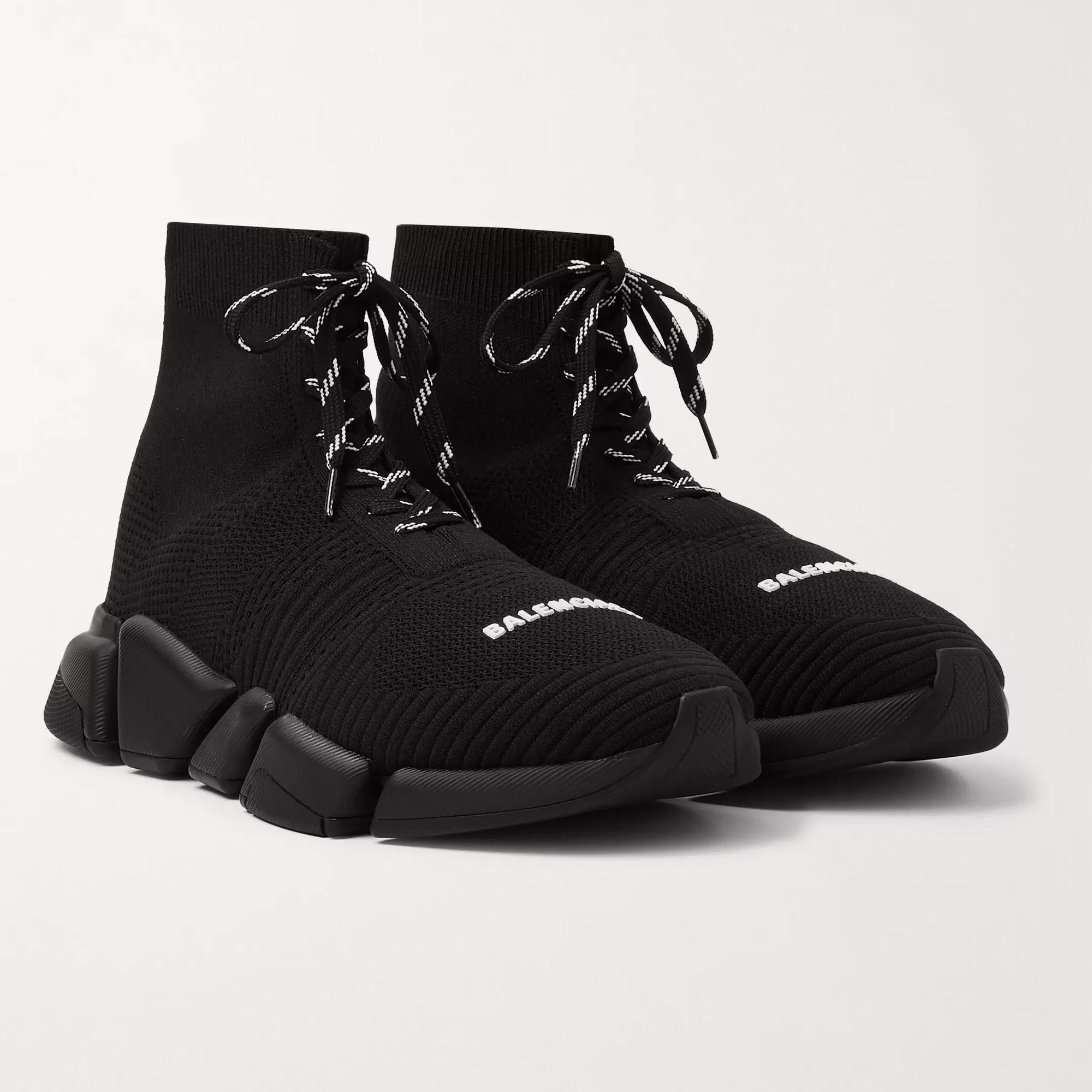 Balenciaga Speed 20 Lace Up Black Mens 617258W17011013617258W2DB11013 US #26 Balenciaga Speed 20 Lace Up Black Mens 617258W17011013617258W2DB11013 US